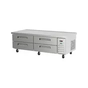 Asber ACBR-72 72" 4 Drawers Refrigerated Chef Base w/ (8) 12" x 20" Pan Capacity 1 image