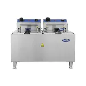 Atosa USA ACEF-32 Split Pot Electric Fryer w/ 32 lbs Fat Capacity, 240v/60/1-ph, (2) 2900/3800W 1 image