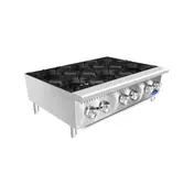 Atosa USA ACHP-6 36" Countertop Gas Hotplate w/ (6) Burners, Manual Controls, 192.000 BTU 4 image
