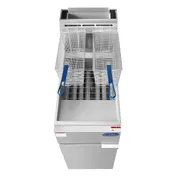 Atosa USA ATFS-35ES-NG Floor Model Natural Gas Fryer w/ 35 lbs, (3) Burners, 60.000 BTU 4 image