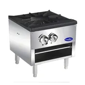 Atosa USA ATSP-18-1L 18" Gas Stock Range (Stove) w/ (1) Three Ring Burner, Low Height, 80.000 BTU 5 image