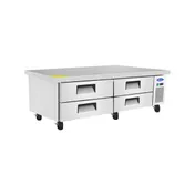 Atosa USA MGF8453GR 72" 4 Drawers Refrigerated Chef Base, Includes (8) 12 x 20 pans, 12 cu. ft. 2 image