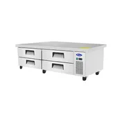 Atosa USA MGF8453GR 72" 4 Drawers Refrigerated Chef Base, Includes (8) 12 x 20 pans, 12 cu. ft. 3 image