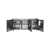 Atosa USA MSF8308GR-NTCV 72" 3-Section Mega Top Sandwich Prep Table, 30 Pans, Stainless Steel 5 image