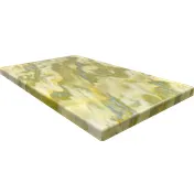 ATS ATR3060-Y/G Rectangle Resin Restaurant Table Top, 30x60, 2 Drop Edge, Yellow/Green 1 image