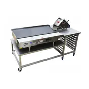 BE&SCO 23-12&33N Manual Mini Tortilla Wedge Press & Grill Combo, Up To 7" Dia. 1 image