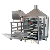 BE&SCO BETAMAX COMBO Tortilla Dough Wedge Press & Oven Combo, Automatic / 100.000BTU - 240V 1 image