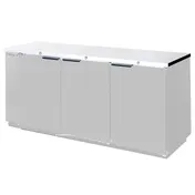 Beverage Air BB72HC-1-F-S 72" 3 Section Back Bar Refrigerator with Solid Door 1 image