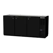 Beverage Air BB72HC-1-PT-B 72" Pass-Thru Solid Door Back Bar Cooler 1 image