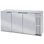 Beverage Air BB72HC-1-PT-S 72" Pass-Thru Solid Door Back Bar Refrigerator 1 image