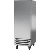 Beverage Air HBR12HC-1 24" 1-Section Reach-In Refrigerator w/ Solid Full Door, Bottom Mount, 1/6 hp, 12 cu. ft. 2 image