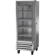 Beverage Air HBR12HC-1 24" 1-Section Reach-In Refrigerator w/ Solid Full Door, Bottom Mount, 1/6 hp, 12 cu. ft. 4 image