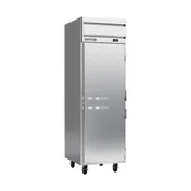 Beverage Air HRP1HC-1HS 26" 1-Section Reach-In Refrigerator w/ 2 Solid Half Doors, Top Mounted, 1/4 hp, 21 cu. ft. 1 image