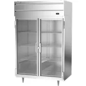 Beverage Air PH2-1BG Reach-In Heated Holding Cabinet, (2) Full Height Glass Doors, 2-Section 1 image