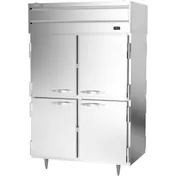 Beverage Air PH2-1HS-PT Pass-Thru Heated Holding Cabinet, (8) Half Height Doors, 2-Section 1 image