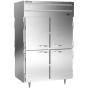 Beverage Air PH2-1HS-PT Pass-Thru Heated Holding Cabinet, (8) Half Height Doors, 2-Section 2 image