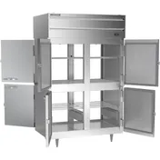 Beverage Air PH2-1HS-PT Pass-Thru Heated Holding Cabinet, (8) Half Height Doors, 2-Section 3 image