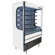 Beverage Air VMHC-18-1-W 52" White Vuemax Open Air Merchandiser, 5 Shelves, Vertical Case, 23.87 cu. ft. 1 image
