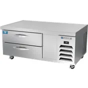 Beverage Air WTCTCS52HC 52" 2 Drawers Refrigerated Chef Base, Marine Edge, 8.06 cu. ft. (4) 12 x 20 pans 1 image