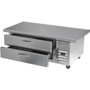 Beverage Air WTFCS52HC-60 60" 2 Drawers Worktop Freezer Chef Base w/ Marine Edge, 9.6 cu. ft. 4 image