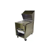 BKI BT-24M Breading Work Table, Hinged Spring Loaded Marinate Basket 1 image