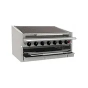 Bakers Pride C-60RS-R 60" Countertop Gas Radiant Charbroiler w/ (13) Burners, 195.000 BTU 1 image
