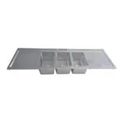 BK Resources BK-DIS-1014-3-18T Drop-In Sink, Three Compartment 1 image