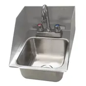 BK Resources DDI-0909524S-P-G Deep Drawn Drop-In Sink, One Compartment 1 image