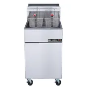 Blue Air BLF5-NG 21" Full Pot Floor Model Natural Gas Fryer w/ 70-lbs Capacity, 150,000 BTU, 5 Burners 1 image