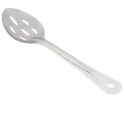 Winco BSST-11 11" Slotted Stainless Steel Basting Spoon 2 image
