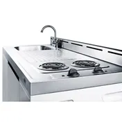 Summit C60EL All-in-One Combo Kitchen, 59.18"W x 24"D x 40"H, with deep drawn sink 3 image