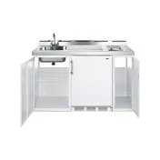 Summit C60ELGLASS All-In-One Combo Kitchen, 59.18"W x 24"D x 40"H, with deep drawn sink 2 image