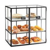 Cal-Mil 22116-13 Monterey Display Case, 26-1/2"W X 17"D, 26-3/4"H, 3-Tier 1 image