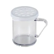 Cambro 96SKRP135 Camwear Shaker/Dredge, 10-Ounce Polycarbonate, Perforated Top, Handle, Parsley Lid 1 image
