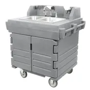 Cambro KSC402191 Camkiosk Hand Sink Cart, with 2 Compartment Sink 3 image