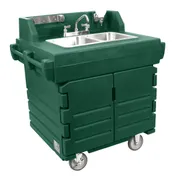 Cambro KSC402519 Camkiosk Hand Sink Cart, with 2 Compartment Sink 2 image