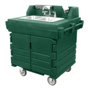 Cambro KSC402519 Camkiosk Hand Sink Cart, with 2 Compartment Sink 3 image