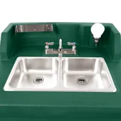 Cambro KSC402519 Camkiosk Hand Sink Cart, with 2 Compartment Sink 7 image