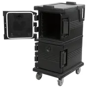 Cambro UPC600110 Ultra Camcart Black Insulated Food Pan Carrier w/ 8 Pan Capacity 3 image