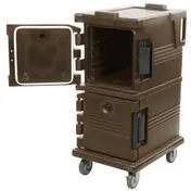 Cambro UPC600110 Ultra Camcart Black Insulated Food Pan Carrier w/ 8 Pan Capacity 6 image