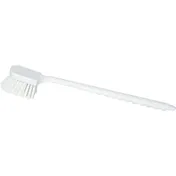 Carlisle 40501EC02 Sparta Floater Scrub Brush, 20" Long, Polyester Bristles, White, Plastic Handle 1 image