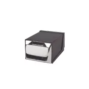 Carlisle H3001BKC Napkin Dispenser, 7-5/8"L x 11"W x 5-1/2"H, Holds 300 Napkins, Chrome, Steel 1 image