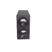 Carlisle L2912BK - San Jamar EZ-Fit Lid Dispenser, 7-3/4"L x 25"W x 15-1/8"H, PS Box, Black 2-Comp 1 image
