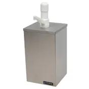Carlisle P9800 San Jamar EZ-Chill Pump Box, 7"W x 7-1/8"D x 17-1/4"H, 1-Gallon, Stainless Steel 1 image