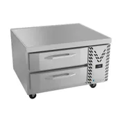 Victory CBF36HC 36" 2 Drawers Freezer Chef Base, Marine Edge Top, 5.64 cu. ft. 1 image