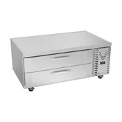 Victory CBF52HC 52" 2 Drawers Freezer Chef Base, Marine Edge Top, 9.58 cu. ft. 1 image
