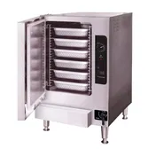 Cleveland 22CGT6.1NATEZTQS Countertop Natural Gas Boilerless Convection Steamer w/ 6 Pan 1 image