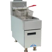 Comstock-Castle CCGTF-25-N 11" Countertop Full Pot Natural Gas Fryer w/ 25 Lbs, 44.000 BTU 1 image