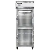 Continental Refrigerator 1FENSAGDHD 28" 2-Glass Door Reach-In Freezer, Top Mounted, 21 cu. ft., Stainless Steel 1 image