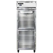 Continental Refrigerator 1FESNGDHD 28" One Section Reach-In Freezer w/ 2 Glass Half Doors, 18 cu. ft. 1 image